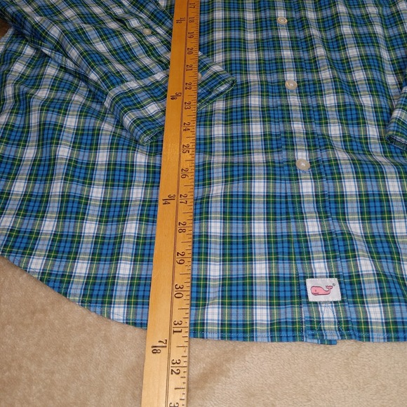 Vineyard Vines Men's Classic Fit Murray Shirt XL Long Sleeve Button Down Blue Gr - Picture 7 of 7